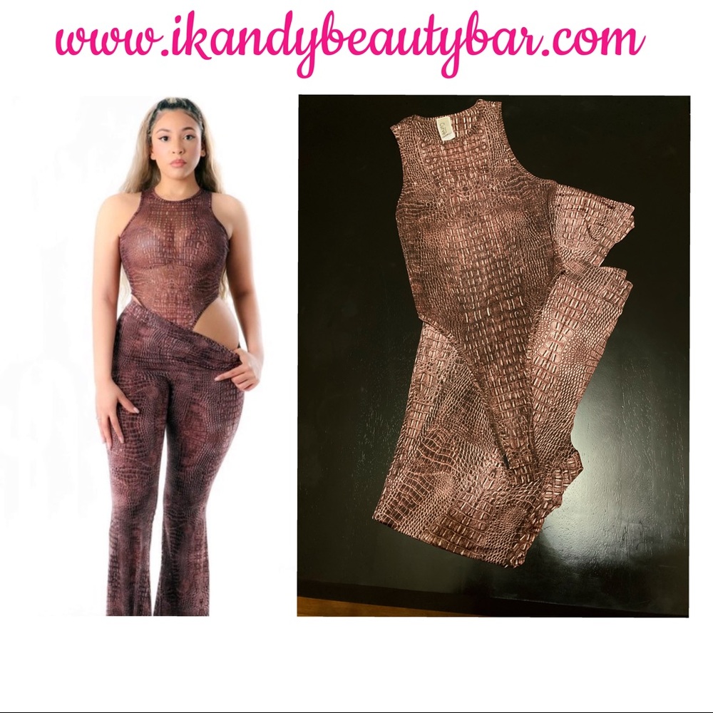 Snake Skin Two Piece Set